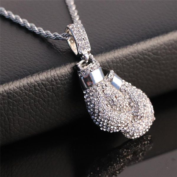 pendant necklaces hip hop full iced out bling rhinestones boxing gloves & pendants for women men charm jewelry, Silver
pendant necklaces hip hop full iced out bling rhinestones boxing gloves & pendants for women men charm jewelry, Silver