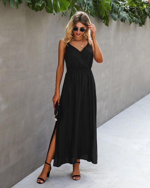 casual dresses elegant women's robe summer dress v-neck backless long ladies slim party elastic collect waist maxi black, Black;gray
casual dresses elegant women's robe summer dress v-neck backless long ladies slim party elastic collect waist maxi black, Black;gray