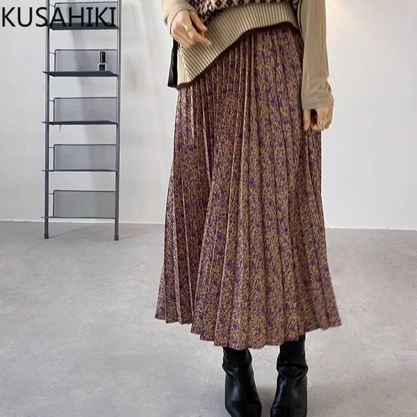 kusahiki floral pleated women skirt korean high waist elegant a-line mid-calf skirts spring fashion faldas mujer 6f319 210602, Black
kusahiki floral pleated women skirt korean high waist elegant a-line mid-calf skirts spring fashion faldas mujer 6f319 210602, Black
