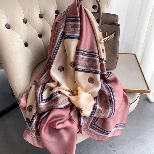 scarves women luxury silk scarf soft bandana spring summer large shawls and wrap beach headscarf female foulard hijabs, Blue;gray
scarves women luxury silk scarf soft bandana spring summer large shawls and wrap beach headscarf female foulard hijabs, Blue;gray