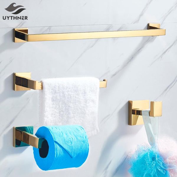 bath accessory set bathroom hardware gold polish bathrobe hook towel rail bar rack shelf tissue paper holder accessories
bath accessory set bathroom hardware gold polish bathrobe hook towel rail bar rack shelf tissue paper holder accessories