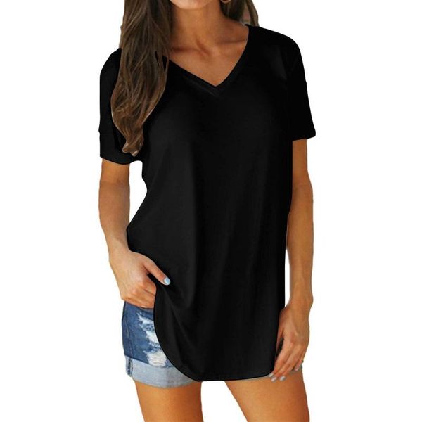 women's t-shirt 100 cotton single jersey cycling v-neck basic summer spring casual t shirt good quality classic loose top, White
women's t-shirt 100 cotton single jersey cycling v-neck basic summer spring casual t shirt good quality classic loose top, White