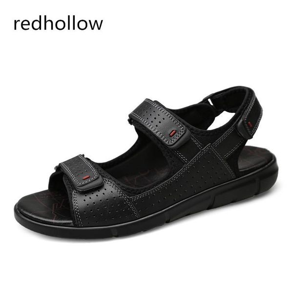 sandals men casual summer men's cow leather beach hook & loop shoes rome flat for man plus size, Black
sandals men casual summer men's cow leather beach hook & loop shoes rome flat for man plus size, Black