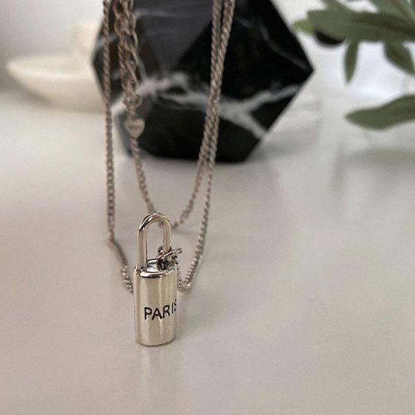pendant necklaces miuoxion retro lock letters necklace simple fashion personality party punk jewelry for women feature nmour charm gift all, Silver
pendant necklaces miuoxion retro lock letters necklace simple fashion personality party punk jewelry for women feature nmour charm gift all, Silver