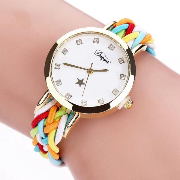 elegant women watches braided cloth fabric belt wristwatch fashion bracelet star loyal diamond luxury crystal 2021 quartz clock wristwatches, Slivery;brown
elegant women watches braided cloth fabric belt wristwatch fashion bracelet star loyal diamond luxury crystal 2021 quartz clock wristwatches, Slivery;brown