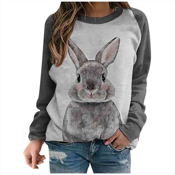 bunny fashion animal printed women shirt long sleeve o neck tunics blusas de mujer y camisas, White
bunny fashion animal printed women shirt long sleeve o neck tunics blusas de mujer y camisas, White