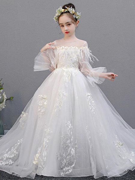 girl's dresses the style of long sleeve feather simple good-looking fashion hand-made flower puff dress host girls piano performan, Red;yellow
girl's dresses the style of long sleeve feather simple good-looking fashion hand-made flower puff dress host girls piano performan, Red;yellow