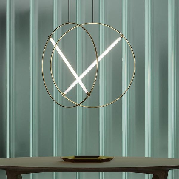 pendant lamps post-modern restaurant chandelier designer modern creative simple ring lamp italian study
pendant lamps post-modern restaurant chandelier designer modern creative simple ring lamp italian study