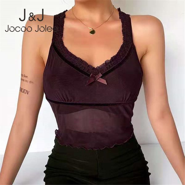jocoo jolee summer y2k sleeveless pleated patchwork camis women mesh tanks gothic crop elegant transparant tank 210518, White
jocoo jolee summer y2k sleeveless pleated patchwork camis women mesh tanks gothic crop elegant transparant tank 210518, White