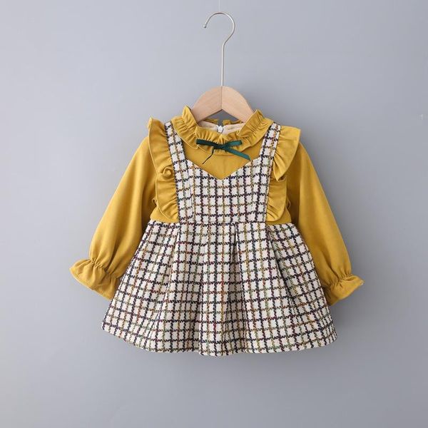 girl's dresses baby girls winter model grid with velvet dress off a word princess birthday kids, Red;yellow
girl's dresses baby girls winter model grid with velvet dress off a word princess birthday kids, Red;yellow