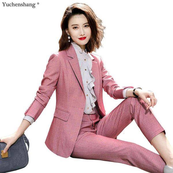 women's suits & blazers women plaid pant suit business interview work wear set pink gray blue long sleeve soft blazer and trous, White;black
women's suits & blazers women plaid pant suit business interview work wear set pink gray blue long sleeve soft blazer and trous, White;black