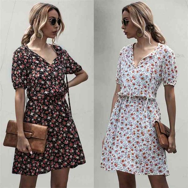 summer beach dress lady v-neck print short-sleeved es mini casual a-line for women vintage vestidos 210508, Black;gray
summer beach dress lady v-neck print short-sleeved es mini casual a-line for women vintage vestidos 210508, Black;gray