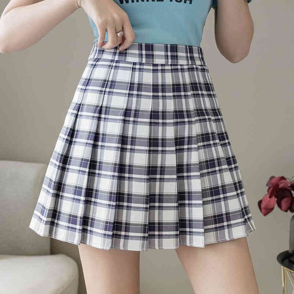 skirt plaid summer women high waist stitching student pleated s cute sweet girls dance mini 210512, Black
skirt plaid summer women high waist stitching student pleated s cute sweet girls dance mini 210512, Black
