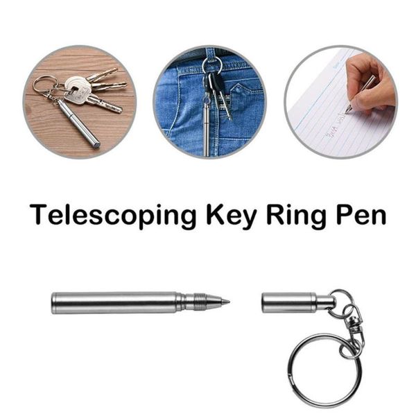 ballpoint pens 1pc pen portable key ring stainless steel telescoping keychain tool, Blue;orange
ballpoint pens 1pc pen portable key ring stainless steel telescoping keychain tool, Blue;orange