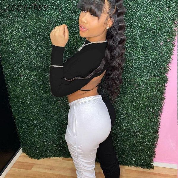 aesthetic two piece set bandage long sleeve crop and pants lounge wear club outfits matching sets for women women's tracksuits, Gray
aesthetic two piece set bandage long sleeve crop and pants lounge wear club outfits matching sets for women women's tracksuits, Gray