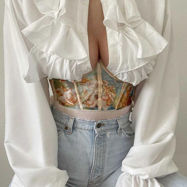 wild outer corset streetwears paty outfits ol european vintage print patchwork crown cummerbund wide belt summer women belts, Black;brown
wild outer corset streetwears paty outfits ol european vintage print patchwork crown cummerbund wide belt summer women belts, Black;brown