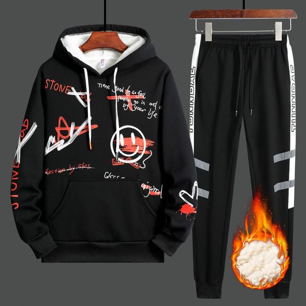 men's tracksuits set hoodies pants winter hooded sweatshirt sweatpants fashion youth coat men hoodie pant hip hop pullover hoody jacket, Gray
men's tracksuits set hoodies pants winter hooded sweatshirt sweatpants fashion youth coat men hoodie pant hip hop pullover hoody jacket, Gray
