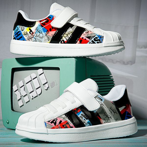 baby shoes children's graffiti 2021 small white comfortable board versatile shell head boys', Black
baby shoes children's graffiti 2021 small white comfortable board versatile shell head boys', Black