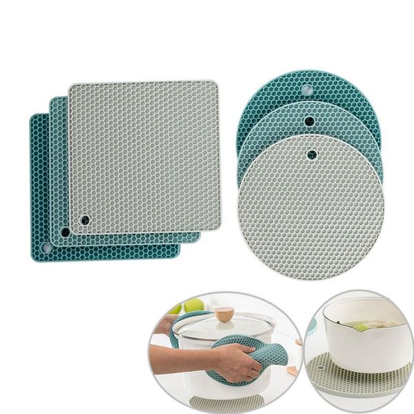 mats & pads 4pcs/set silicone table mat honeycomb trivet pot cup holders oven kitchen non-slip durable rubber
mats & pads 4pcs/set silicone table mat honeycomb trivet pot cup holders oven kitchen non-slip durable rubber
