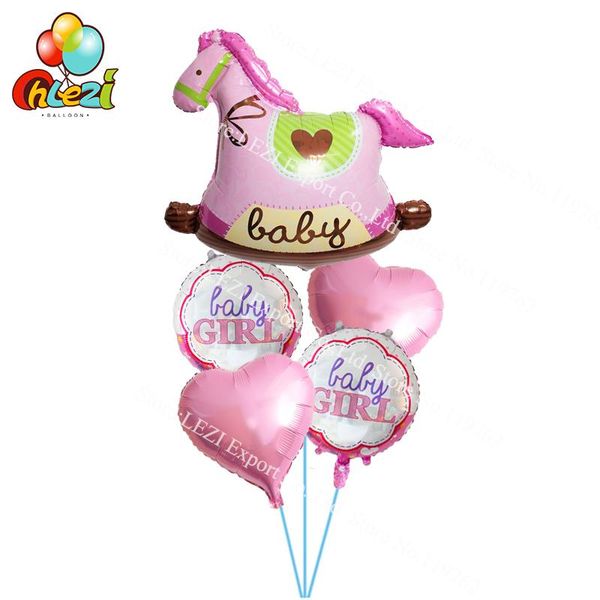 party decoration 5pcs/ sets pink / blue trojan combination foil balloon 18 inch round heart balls theme baby birthday full moon supplies
party decoration 5pcs/ sets pink / blue trojan combination foil balloon 18 inch round heart balls theme baby birthday full moon supplies