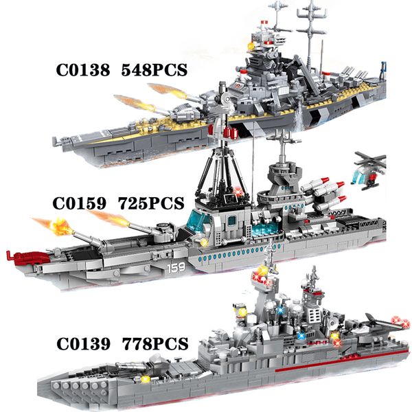 778PCS Building Blocks Children Toys Military Army with Big Boat WW2 Military Army Blocks Bricks toy Birthday Gift Children 2021
778PCS Building Blocks Children Toys Military Army with Big Boat WW2 Military Army Blocks Bricks toy Birthday Gift Children 2021