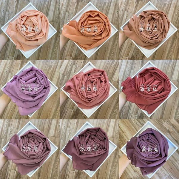 scarves 2021 hijab scarf chiffon turbans for women muslim plain hijabs head headwraps long shawl hoofddoek foulard femme, Blue;gray
scarves 2021 hijab scarf chiffon turbans for women muslim plain hijabs head headwraps long shawl hoofddoek foulard femme, Blue;gray