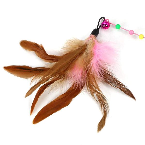 cat toys practical cats bouncy rod with bell and feathers 36in - playing for 
cat toys practical cats bouncy rod with bell and feathers 36in - playing for