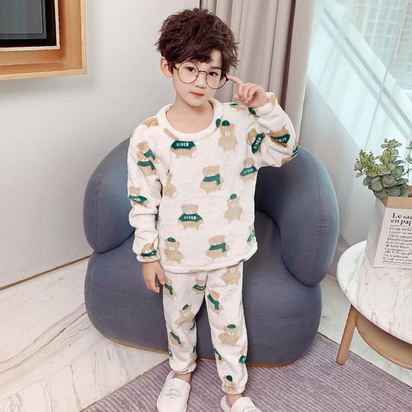 pajamas kids boys sets warm pyjamas teenager bear print flannel sleepwear velvet baby nightgown plush nightclothes, Blue;red
pajamas kids boys sets warm pyjamas teenager bear print flannel sleepwear velvet baby nightgown plush nightclothes, Blue;red