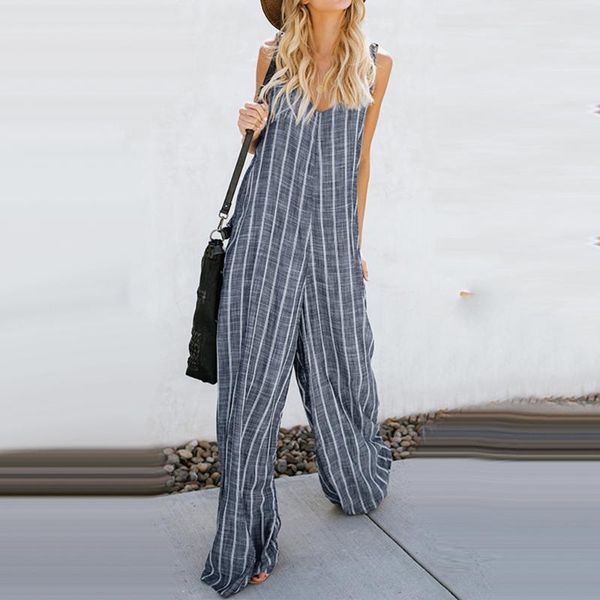 women's jumpsuits & rompers women sleeveless baggy jumpsuit casual wide leg overall long trousers pant, Black;white
women's jumpsuits & rompers women sleeveless baggy jumpsuit casual wide leg overall long trousers pant, Black;white