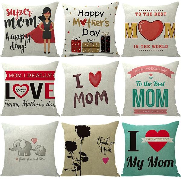 super mother's day letter printed cushion cover 45*45cm cotton linen pillow covers pillowcase sofa cushions cases 0537 cushion/decorati
super mother's day letter printed cushion cover 45*45cm cotton linen pillow covers pillowcase sofa cushions cases 0537 cushion/decorati