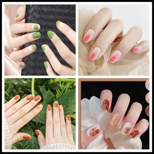 false nails fashion foiled flower print press on green white red gold glitter faux fake nail manicure tool 24pcs
false nails fashion foiled flower print press on green white red gold glitter faux fake nail manicure tool 24pcs