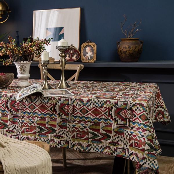 table cloth yaapeet 1pc bohemia retro geometric cover rectangle polyester america style home decoration
table cloth yaapeet 1pc bohemia retro geometric cover rectangle polyester america style home decoration