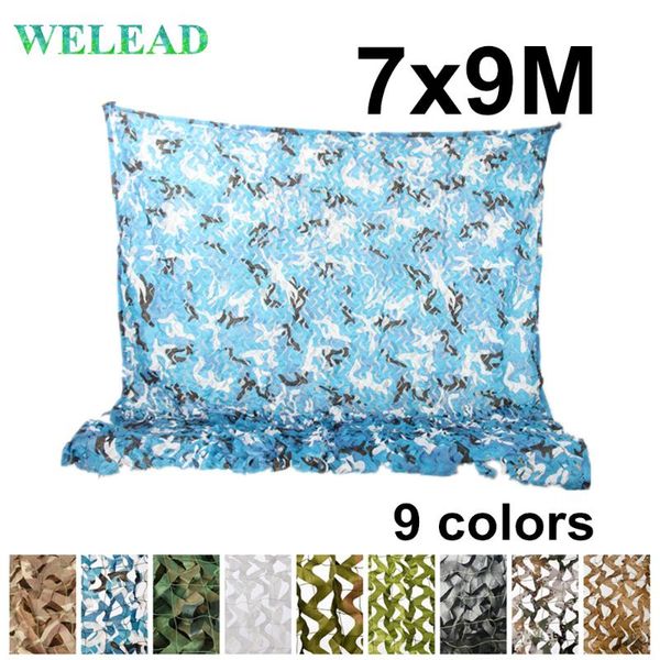 7x9m reinforced camouflage net white blue outdoor awning garden shade mesh canopy cover party 7x9 9x7 7*9m 9*7m tents and shelters
7x9m reinforced camouflage net white blue outdoor awning garden shade mesh canopy cover party 7x9 9x7 7*9m 9*7m tents and shelters