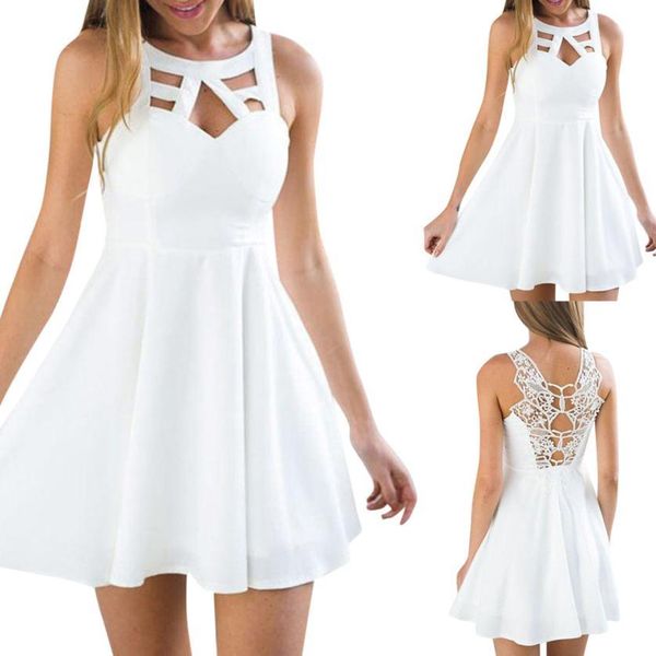 boho back lace mini a-line sundress sleeveless evening party summer beach dress women midi, Black;gray
boho back lace mini a-line sundress sleeveless evening party summer beach dress women midi, Black;gray