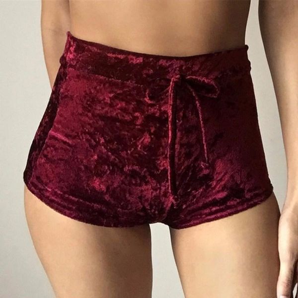 women winter autumn crushed velvet high waist drawstring shorts rz women's, White;black
women winter autumn crushed velvet high waist drawstring shorts rz women's, White;black