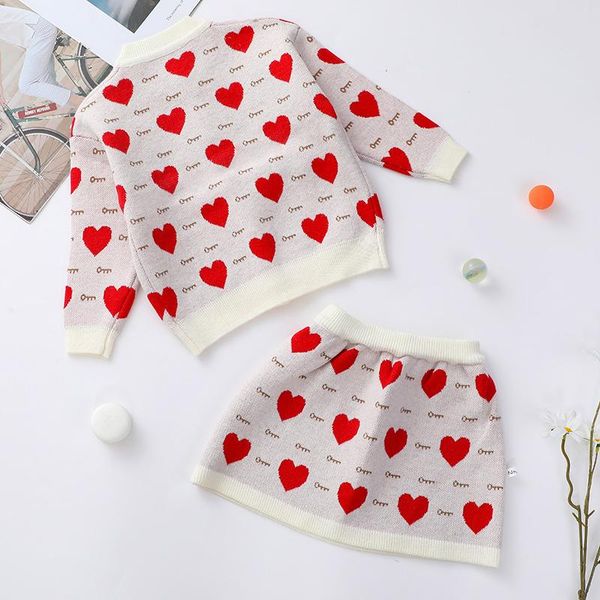 clothing sets valentine's day outfits baby girl princess cute design heart print long sleeve single breasted sweater skirts 2-6y, White
clothing sets valentine's day outfits baby girl princess cute design heart print long sleeve single breasted sweater skirts 2-6y, White