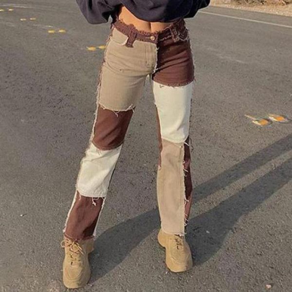 last sale high waist y2k distressed straight leg mom jeans women fall 100% cotton color blocked patchwork harajukul denim pants women's, Blue
last sale high waist y2k distressed straight leg mom jeans women fall 100% cotton color blocked patchwork harajukul denim pants women's, Blue