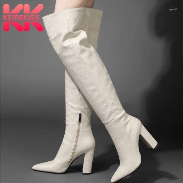 boots kemekiss women over knee thick heel winter shoes woman warm long boot leather fashion footwear size 34-4311, Black
boots kemekiss women over knee thick heel winter shoes woman warm long boot leather fashion footwear size 34-4311, Black