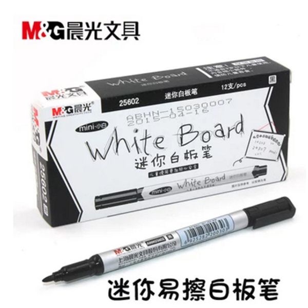 mini chenguang whiteboard pen awm25602 fine character erasable water-based student easy to wipe graffiti painting brush, Black;red
mini chenguang whiteboard pen awm25602 fine character erasable water-based student easy to wipe graffiti painting brush, Black;red