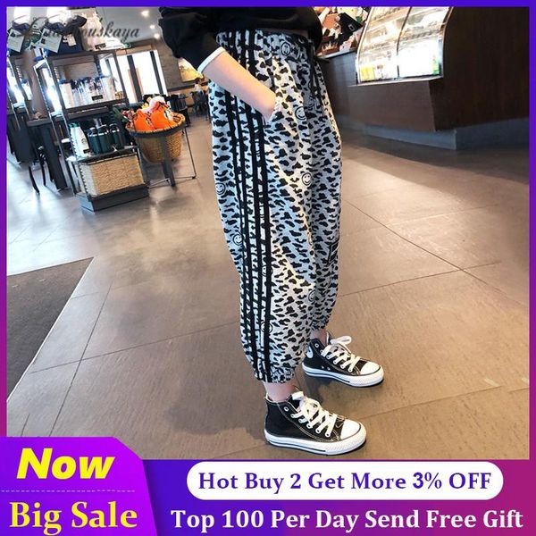 trousers summer korean boys and girls leopard printing thin wide leggings gray black all-match kids cool casual pants, Blue
trousers summer korean boys and girls leopard printing thin wide leggings gray black all-match kids cool casual pants, Blue