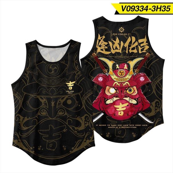 men sleeveless black print tank fitness mens singlet bodybuilding workout gym vest 6xl, White;black
men sleeveless black print tank fitness mens singlet bodybuilding workout gym vest 6xl, White;black