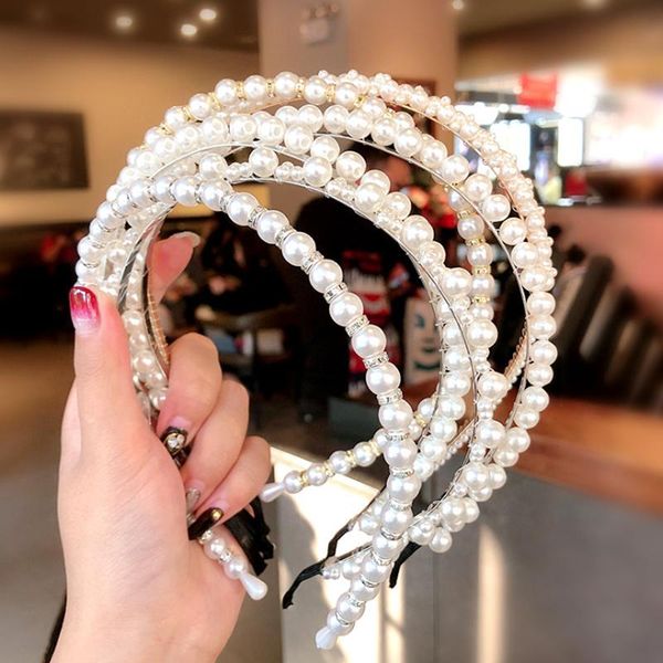 hair accessories full pearls hairbands weet headband hoops holder ornament band head lady fashion, Slivery;white
hair accessories full pearls hairbands weet headband hoops holder ornament band head lady fashion, Slivery;white