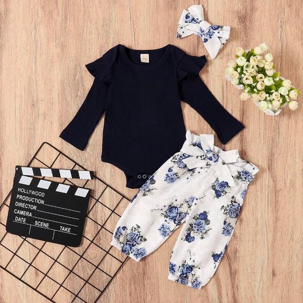 clothing sets baby girls clothes set, toddler long sleeve o-neck with ruffle + floral print pants headband for spring, fall, White
clothing sets baby girls clothes set, toddler long sleeve o-neck with ruffle + floral print pants headband for spring, fall, White