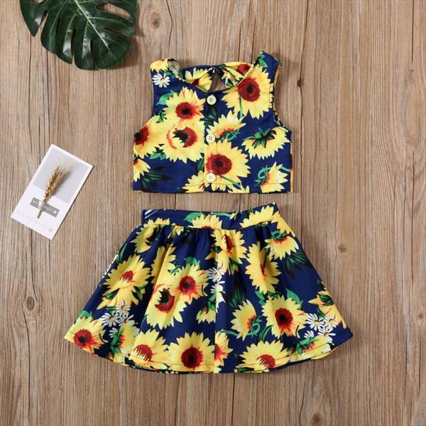 1 6y toddler kid baby girl summer clothes sets sunflowers mini skirt outfits set 2pcs, White
1 6y toddler kid baby girl summer clothes sets sunflowers mini skirt outfits set 2pcs, White