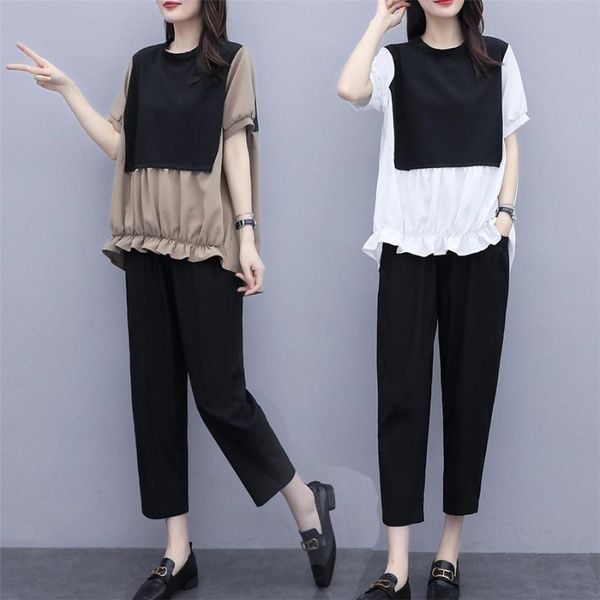 two piece set women fashion 2021 sports and leisure suit women's clothing features slimming trend summer tracksuit female dress, White
two piece set women fashion 2021 sports and leisure suit women's clothing features slimming trend summer tracksuit female dress, White