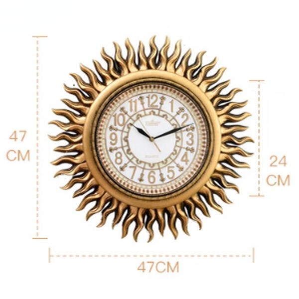 wall clocks 47*47cm clock living room modern fashion mute hanging european retro decorative manual sun shape digital
wall clocks 47*47cm clock living room modern fashion mute hanging european retro decorative manual sun shape digital