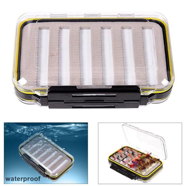 15*10*4.65 cm transparent double-sided waterproof fishing box with slit foam lure hook bait tackle accessories
15*10*4.65 cm transparent double-sided waterproof fishing box with slit foam lure hook bait tackle accessories