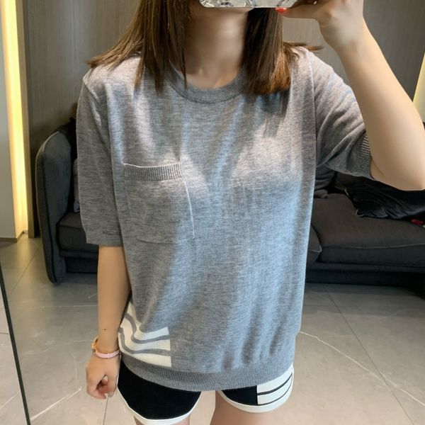 8975tb pocket sidebar t new thin wool short sleeve t-shirt round neck bottomed shirt sunscreen 1388, White;black
8975tb pocket sidebar t new thin wool short sleeve t-shirt round neck bottomed shirt sunscreen 1388, White;black