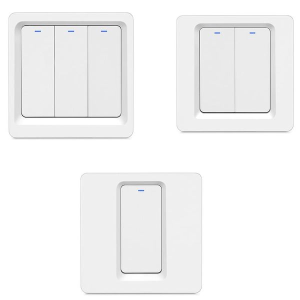 smart home control zigbee tuya light switch single living line wifi push button wall panel switch, work with alexa, eu plug
smart home control zigbee tuya light switch single living line wifi push button wall panel switch, work with alexa, eu plug