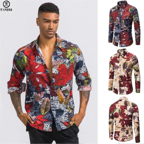 men's casual shirts camisa hawaiian print long sleeve shirt men turn-down collar male blouse streetwear masculina, White;black
men's casual shirts camisa hawaiian print long sleeve shirt men turn-down collar male blouse streetwear masculina, White;black
